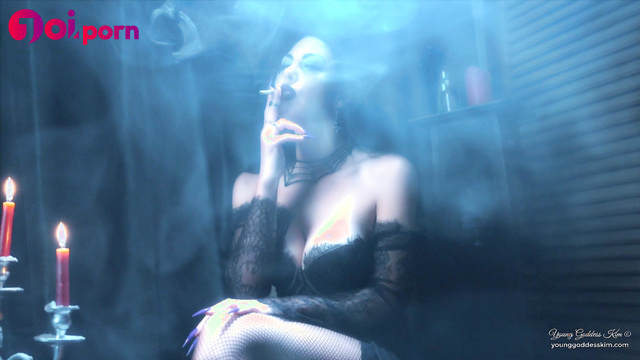 Dark goddess of horror invited you at her dark castle - Young Goddess Kim