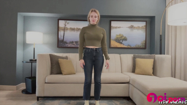 Cute blonde performs commands under hypnosis - FF Productions