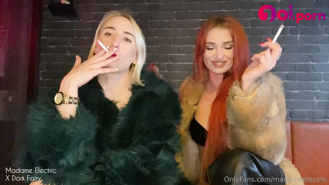 Girls uses you as her personal ashtray - Madame Electric