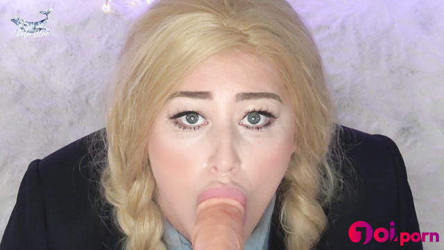 Female fun with a dildo and a lot of cum on her face - Lulublue