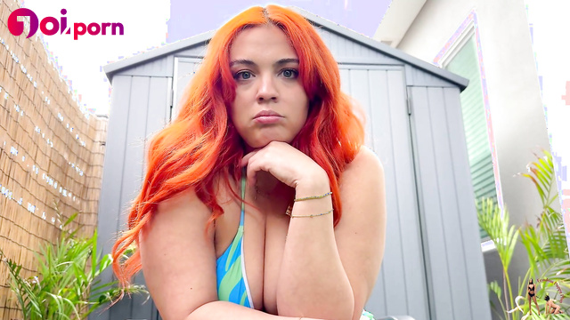 Busty redhead mistress makes you submit - Scarlett Venom