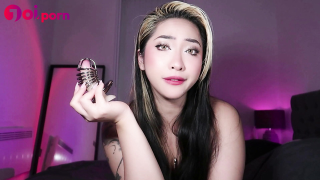 Caged cuck joi task (she really wants it) - ClaudiaHon
