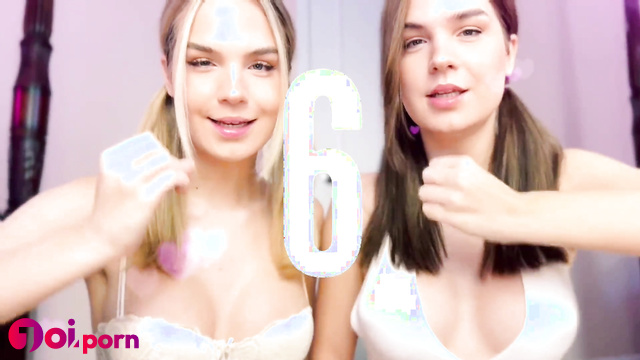 JOI countdown from two horny twins, look right now