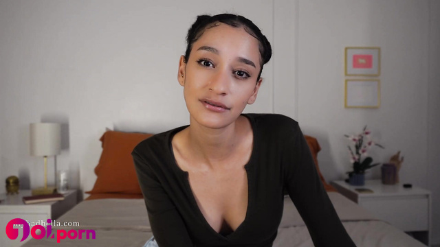 She wants her and her boyfriend to watch you eat cum, JOI - Bad Bella
