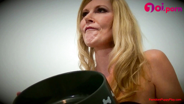She's ready to put a collar on you and go for a walk / dirty talk - Femdom Puppy Play