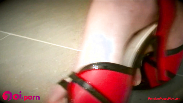 She's ready to put a collar on you and go for a walk / dirty talk - Femdom Puppy Play