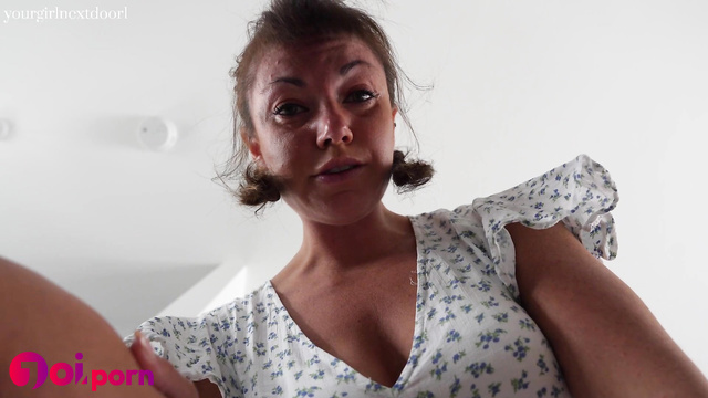 Her pussy swallowed the little man, look (giantess lady) - YOUR GIRL NEXT DOOR 1