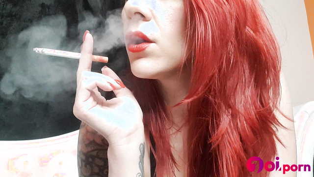 Bikini smoke, she looks at the camera so sexy - Lady Ruby Onyx