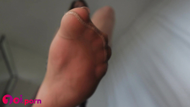 Worship her disgusting nylon feet, babe - MissesDiscreets
