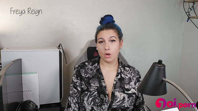 Humiliation from your angry boss, solo - Freya Reign