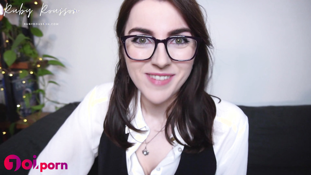 Teacher will tell you the correct angle to jerk off at (roleplay) - Ruby Rousson