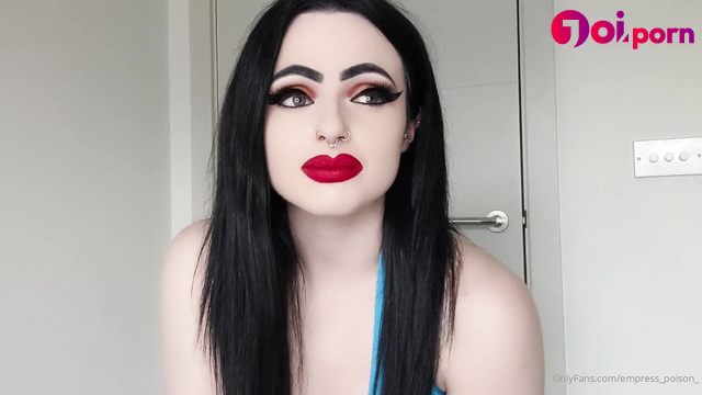 Hot brunette humiliates you harshly - Empress Poison