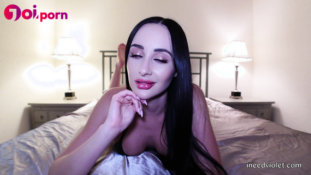 Sweet sexy girl brings you to the edge but doesn't let you cum - Violet Voss
