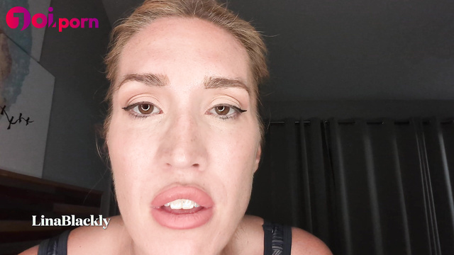 Please, eat cum from mommy's pussy / dirty talk joi - LinaBlackly