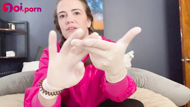 She will gently work on your prostate with gloves on - Maggierosexo