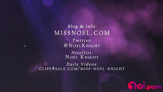 A funny task for her private slut, dirty talk joi - Mistress Noel Knight