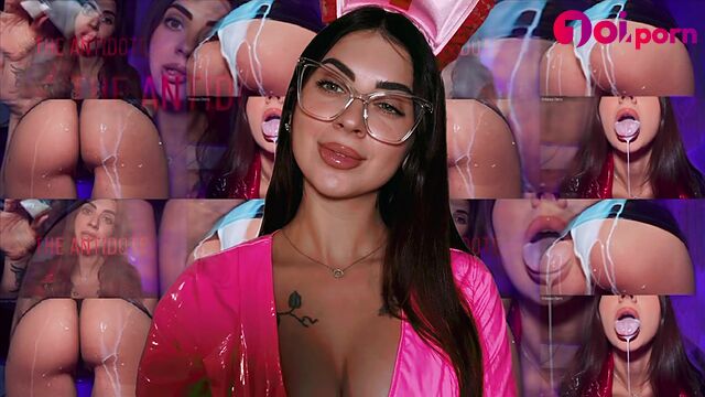 Latex lady wants to make this rubber cock cum - Prrincess Cherry